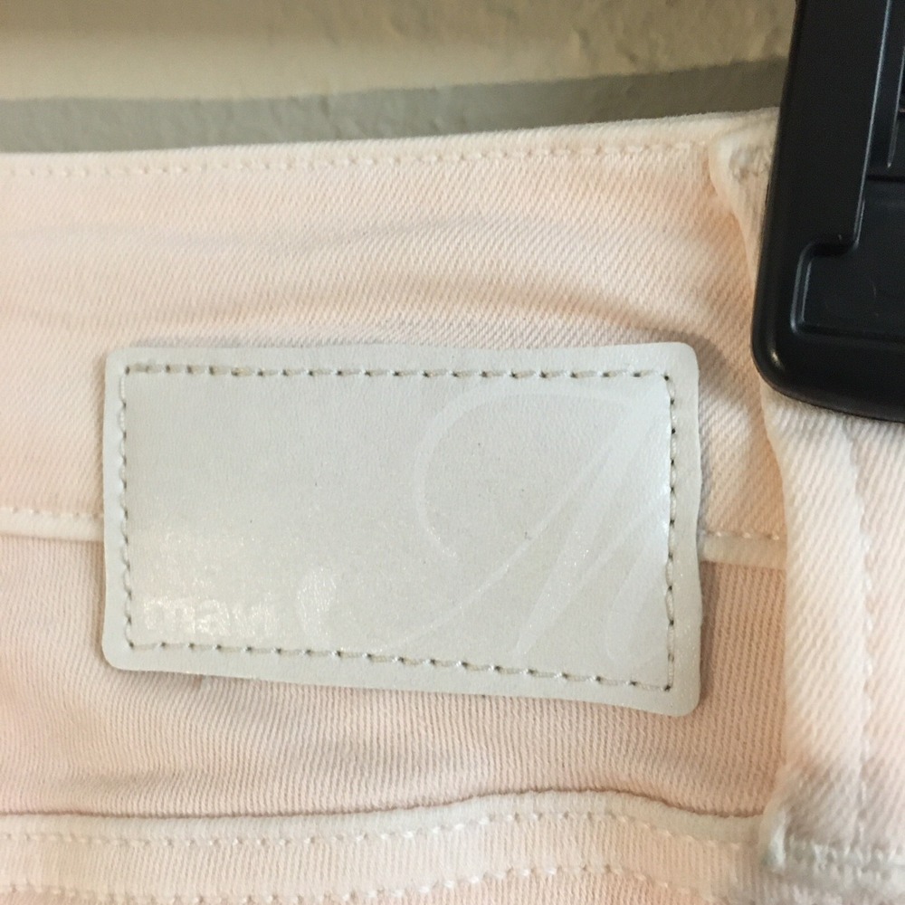 NEW Mavi Jeans 27 Pink Adriana Ankle Mid Rise Super Skinny Stretch Denim - Picture 8 of 15